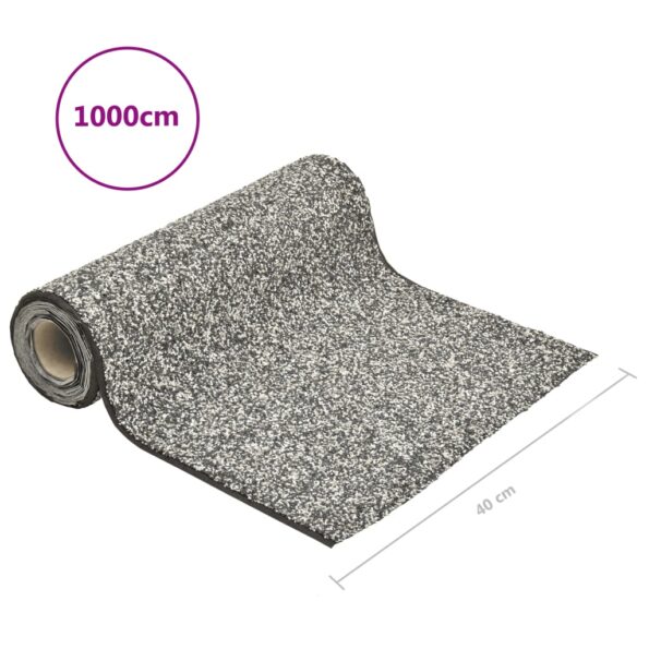 vidaXL Vložka s dizajnom kameňa sivá 1000x40 cm – Obrázok 6