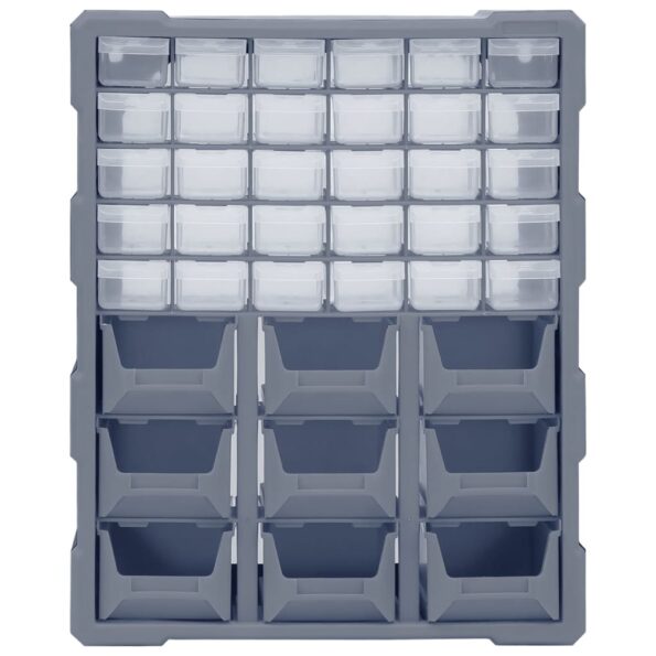 vidaXL Organizér s 39 zásuvkami 38x16x47 cm – Obrázok 5