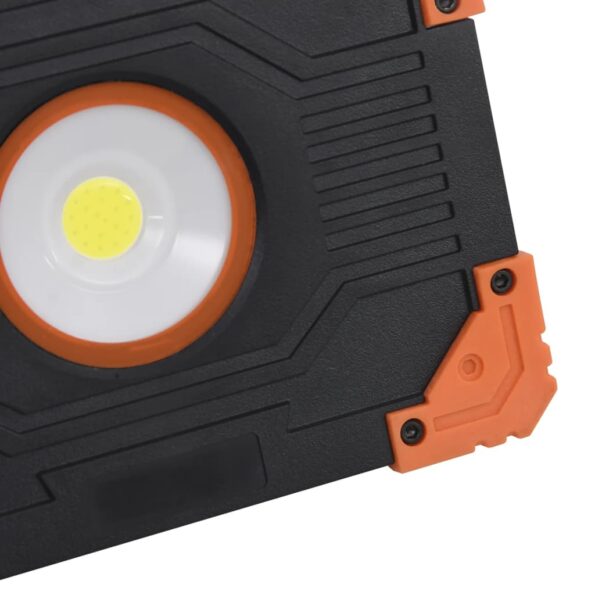 vidaXL Prenosné LED bodové svetlo ABS 10 W studené biele – Obrázok 8