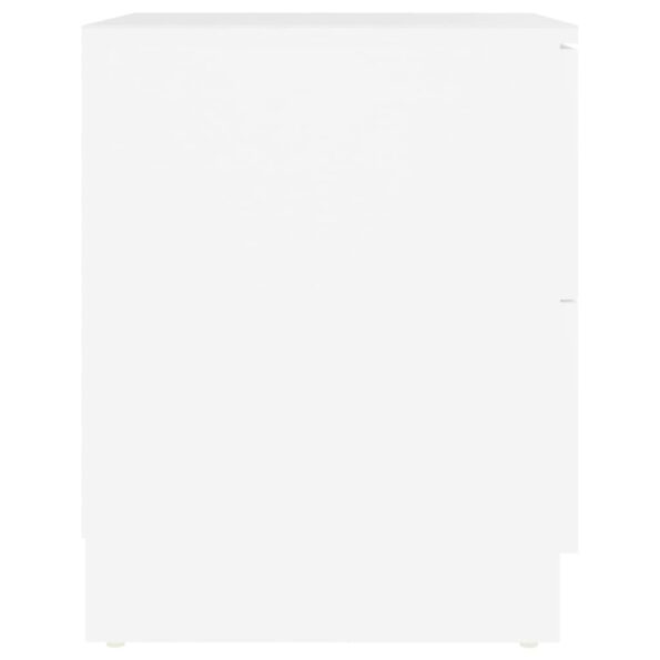 vidaXL Nočné stolíky 2 ks, biele 40x40x50 cm, kompozitné drevo – Obrázok 5