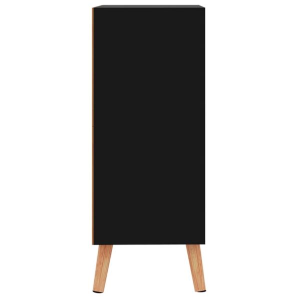 vidaXL Komoda, lesklá čierna 60x30x72 cm, kompozitné drevo – Obrázok 5