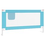 vidaXL Zábrana na detskú posteľ modrá 160x25 cm látka – Obrázok 2