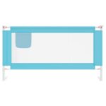 vidaXL Zábrana na detskú posteľ modrá 160x25 cm látka – Obrázok 3