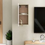 vidaXL TV skrinka, biela a dub sonoma 30,5x30x60 cm, kompozitné drevo – Obrázok 4