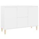vidaXL Komoda, biela 101x35x70 cm, kompozitné drevo – Obrázok 2