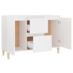 vidaXL Komoda, biela 101x35x70 cm, kompozitné drevo – Obrázok 4