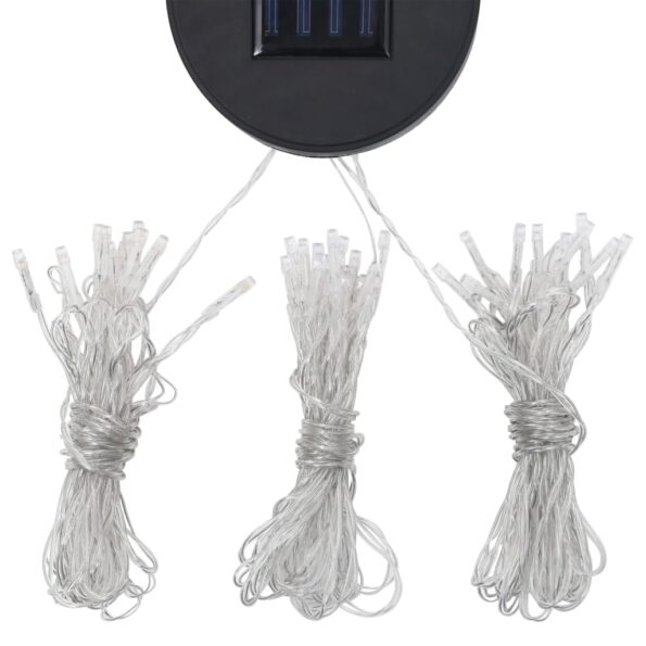 vidaXL Altánok s LED reťazou 4x3x2,7 m, biely – Obrázok 9