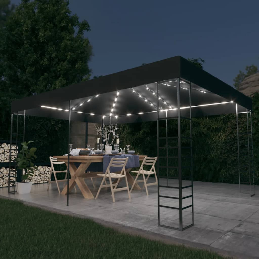 VXL8720286365724_m_en_hd_1.jpg vidaXL Altánok s LED reťazou 3x4 m, antracitový – Obrázok 1
