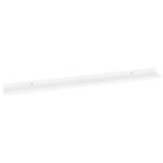 vidaXL Nástenné police 4 ks, biele 100x9x3 cm – Obrázok 6