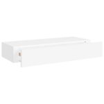 vidaXL Zásuvkové police nástenné 2 ks biele 60x23,5x10 cm MDF – Obrázok 7