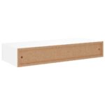 vidaXL Zásuvkové police nástenné 2 ks biele 60x23,5x10 cm MDF – Obrázok 8