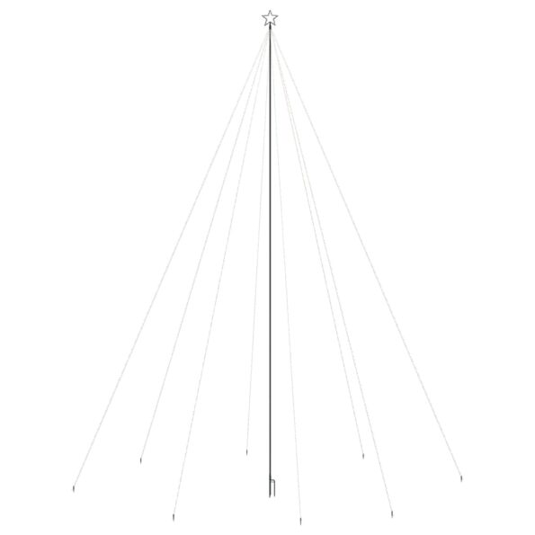 vidaXL LED vianočný stromček interiér exteriér 1300 LED 8 m – Obrázok 3