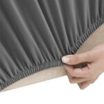 vidaXL Naťahovací poťah na pohovku antracitový polyester Jersey – Obrázok 3
