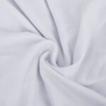 vidaXL Naťahovací prehoz na kreslo biely polyester Jersey – Obrázok 4