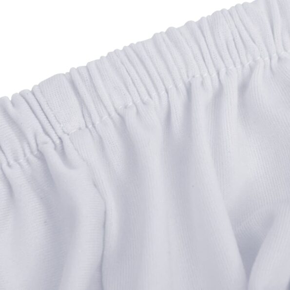 vidaXL Naťahovací prehoz na kreslo biely polyester Jersey – Obrázok 5