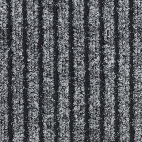 vidaXL Rohožka pruhovaná sivá 80x120 cm – Obrázok 2