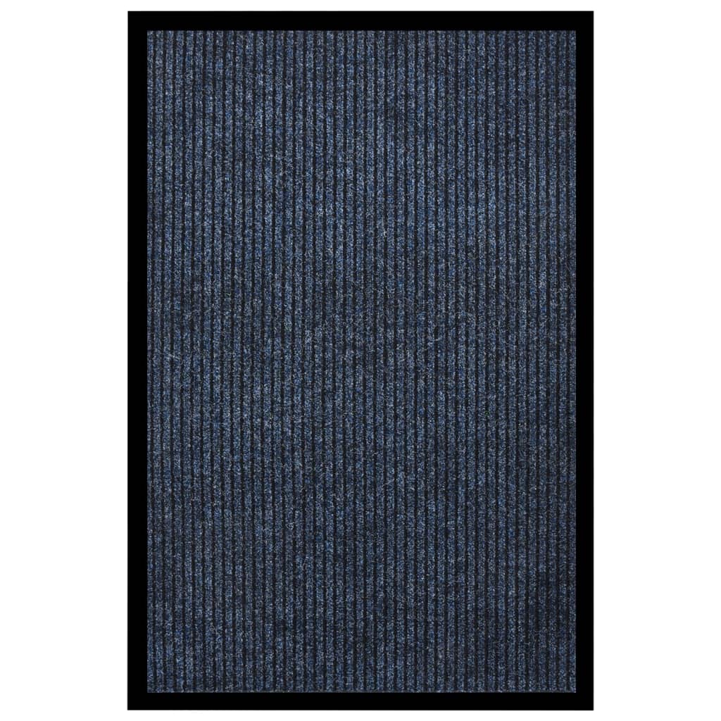 VXL8720286503713_a_en_hd_1.jpg vidaXL Rohožka pruhovaná modrá 80x120 cm – Obrázok 1