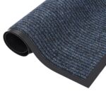 vidaXL Rohožka pruhovaná modrá 80x120 cm – Obrázok 3