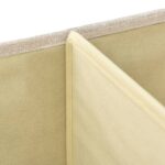 vidaXL Úložné boxy 2 ks látkové 50x30x25 cm krémové – Obrázok 9