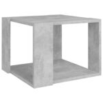 vidaXL Konferenčný stolík, betónovo sivý 40x40x30 cm, kompozitné drevo – Obrázok 2