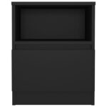 vidaXL Nočné stolíky 2 ks, čierne 40x40x50 cm, kompozitné drevo – Obrázok 6