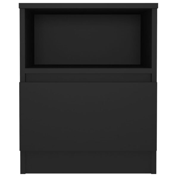 vidaXL Nočné stolíky 2 ks, čierne 40x40x50 cm, kompozitné drevo – Obrázok 6