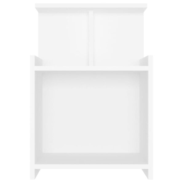 vidaXL Nočné stolíky 2 ks, biele 40x35x60 cm, kompozitné drevo – Obrázok 6