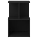 vidaXL Nočné stolíky 2 ks, čierne 35x35x55 cm, kompozitné drevo – Obrázok 5
