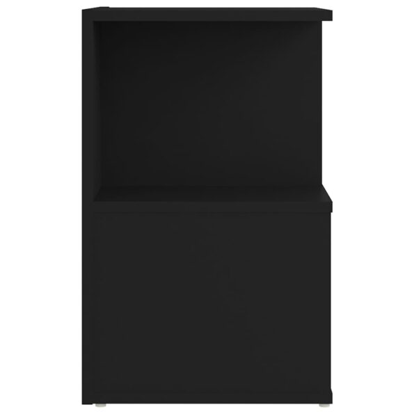 vidaXL Nočné stolíky 2 ks, čierne 35x35x55 cm, kompozitné drevo – Obrázok 6