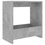 vidaXL Príručný stolík, betónovo sivý 50x26x50 cm, kompozitné drevo – Obrázok 2