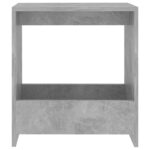 vidaXL Príručný stolík, betónovo sivý 50x26x50 cm, kompozitné drevo – Obrázok 4