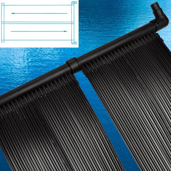 vidaXL Solárny panel na ohrev vody v bazéne 6 ks 80x620 cm – Obrázok 2