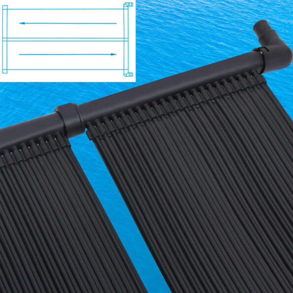 vidaXL Solárny panel na ohrev vody v bazéne 4 ks 80x310 cm – Obrázok 2