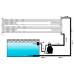 vidaXL Solárny panel na ohrev vody v bazéne 4 ks 80x310 cm – Obrázok 4