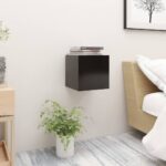 vidaXL Nočné stolíky 2 ks, čierne 30,5x30x30 cm, kompozitné drevo – Obrázok 2