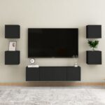 vidaXL Nočné stolíky 2 ks, čierne 30,5x30x30 cm, kompozitné drevo – Obrázok 3