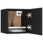 vidaXL Nočné stolíky 2 ks, čierne 30,5x30x30 cm, kompozitné drevo – Obrázok 4
