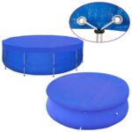 vidaXL Krycie plachty na bazén 2 ks PE okrúhle 540 cm 90 g/m² – Obrázok 3