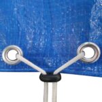 vidaXL Krycie plachty na bazén 2 ks PE okrúhle 540 cm 90 g/m² – Obrázok 7