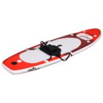 vidaXL Nafukovací Stand up paddleboard červený 330x76x10 cm – Obrázok 2