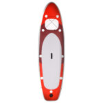 vidaXL Nafukovací Stand up paddleboard červený 330x76x10 cm – Obrázok 3