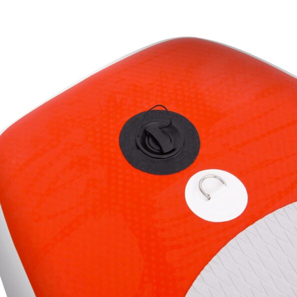 vidaXL Nafukovací Stand up paddleboard červený 330x76x10 cm – Obrázok 5