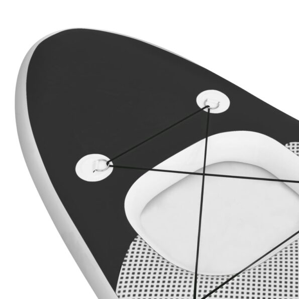 vidaXL Nafukovací Stand up paddleboard, čierny 360x81x10 cm – Obrázok 7