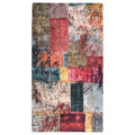 vidaXL Prateľný koberec patchwork 190x300 cm viacfarebný