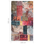 vidaXL Prateľný koberec patchwork 190x300 cm viacfarebný – Obrázok 5