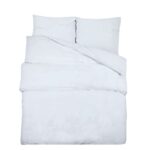 vidaXL Súprava obliečok biela 260x240 cm bavlna – Obrázok 2