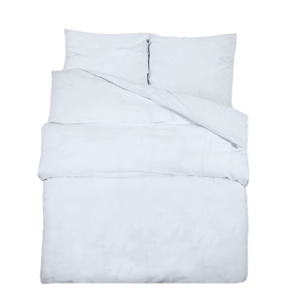 vidaXL Súprava obliečok biela 260x240 cm bavlna – Obrázok 2