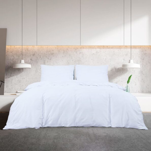 vidaXL Súprava obliečok biela 260x240 cm bavlna – Obrázok 3