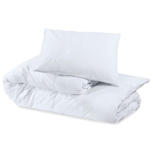 vidaXL Súprava obliečok biela 260x240 cm bavlna – Obrázok 6