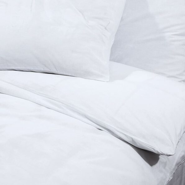 vidaXL Súprava obliečok biela 260x240 cm bavlna – Obrázok 7